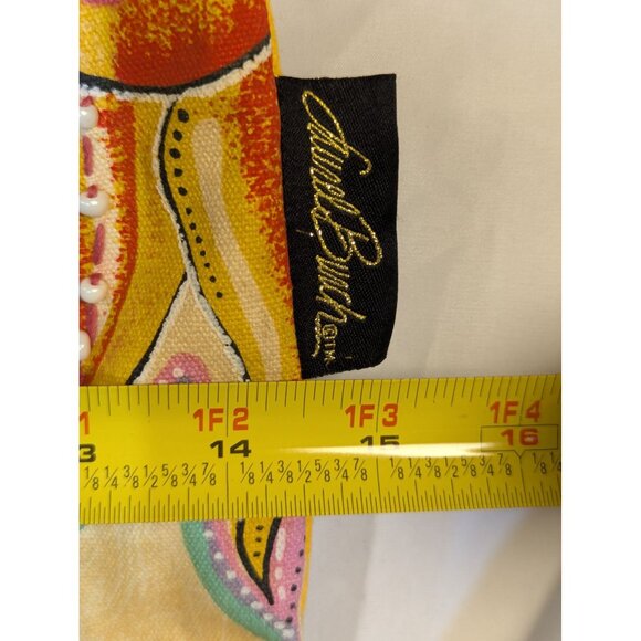 Handmade Shoulder Bag With Colorful Artistic Design By Laurel Burch READ - Picture 4 of 6